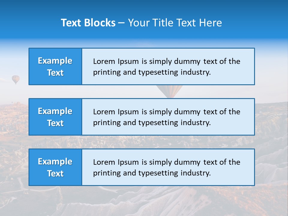 Aviation Morning Air PowerPoint Template