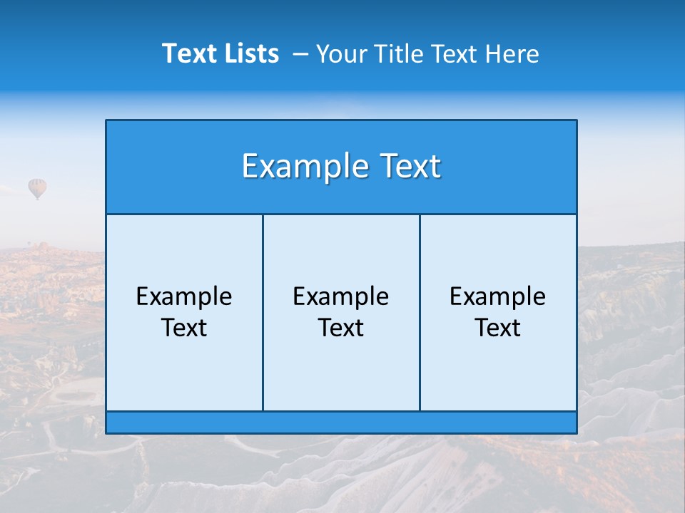 Aviation Morning Air PowerPoint Template