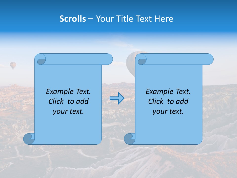 Aviation Morning Air PowerPoint Template