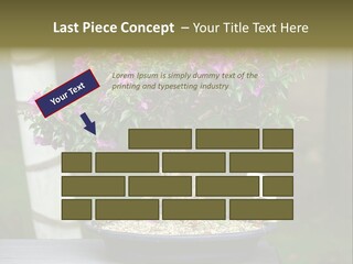 Bonsai Leaf Plant PowerPoint Template
