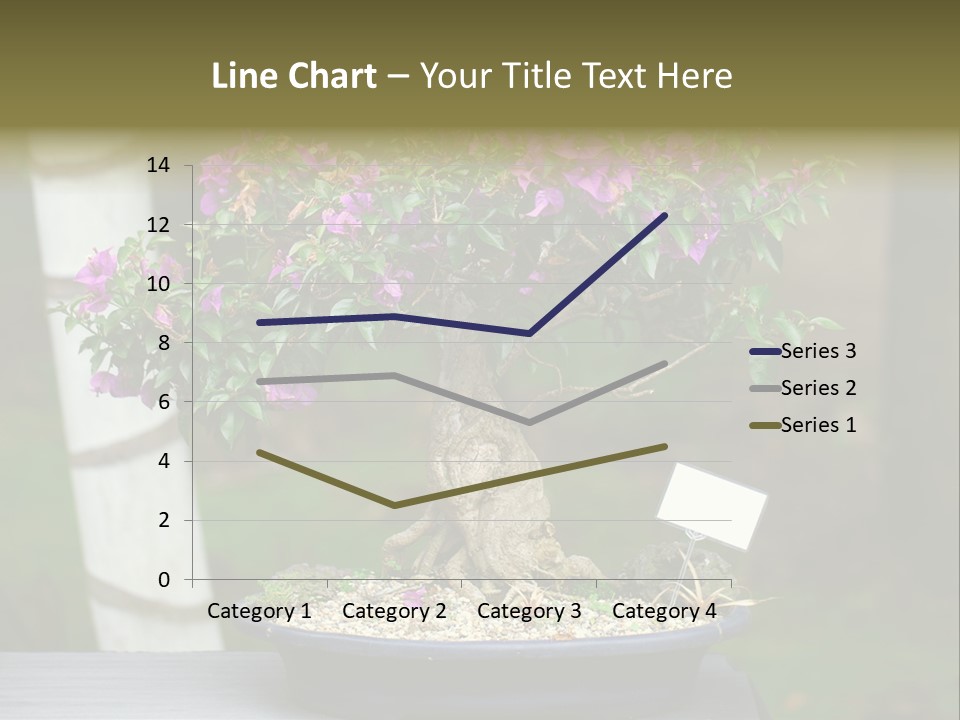 Bonsai Leaf Plant PowerPoint Template