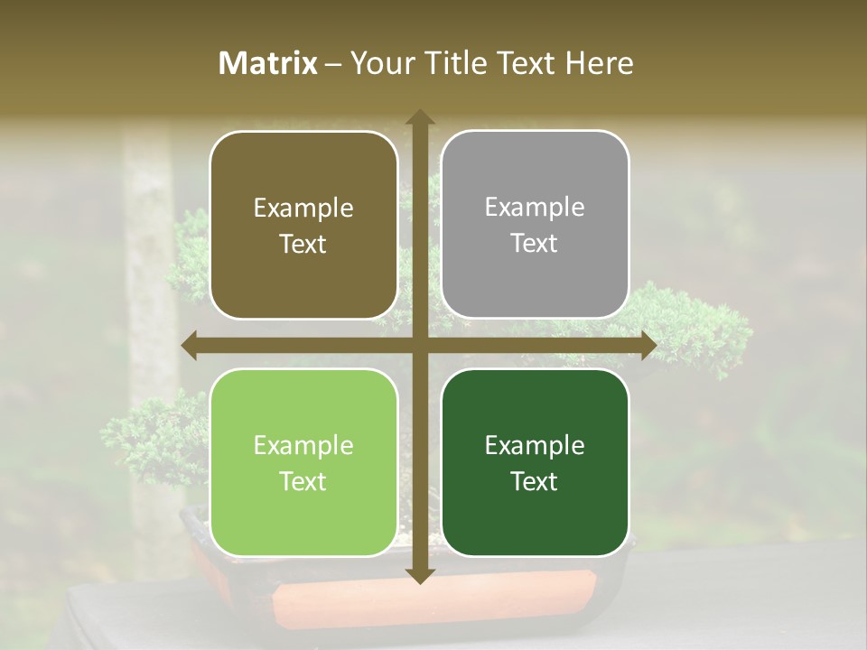 Small Plant Nature PowerPoint Template
