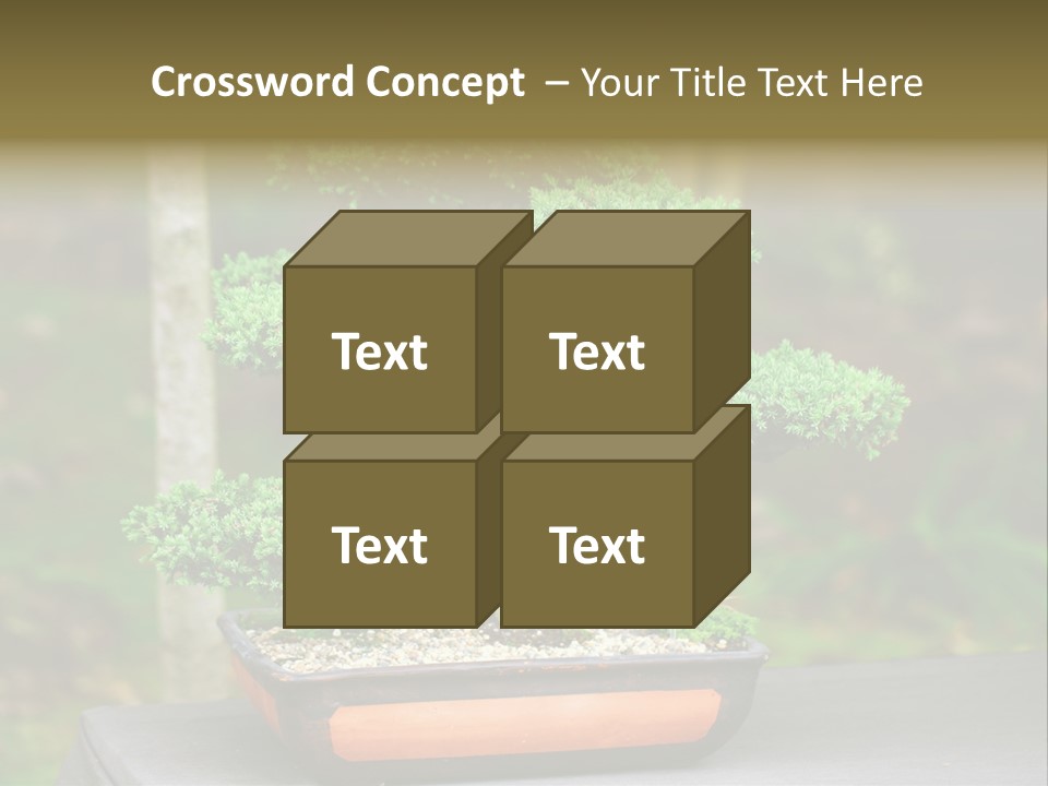 Small Plant Nature PowerPoint Template