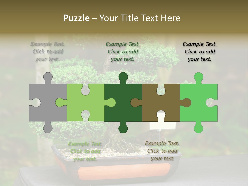 Small Plant Nature PowerPoint Template