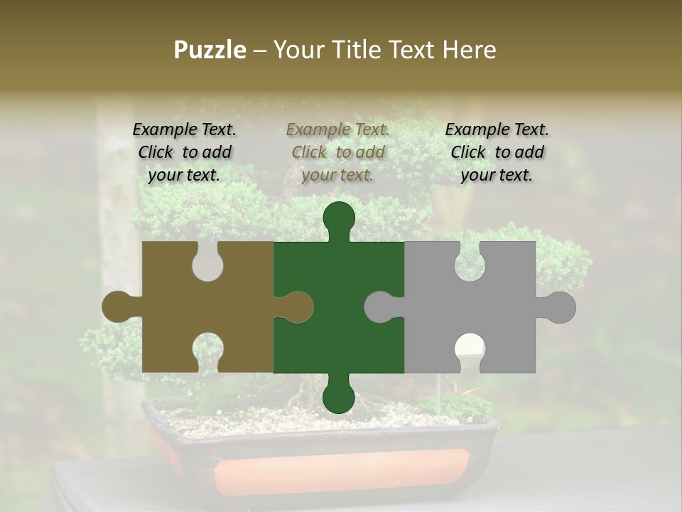 Small Plant Nature PowerPoint Template