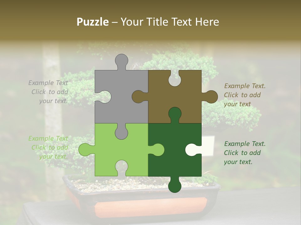 Small Plant Nature PowerPoint Template