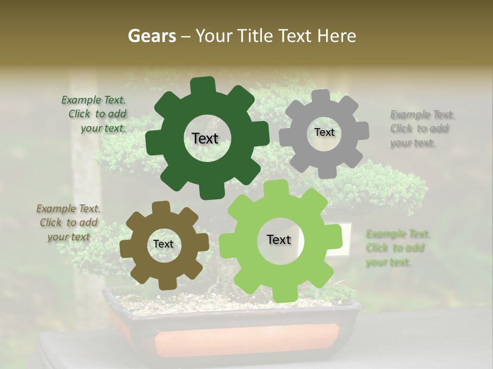 Small Plant Nature PowerPoint Template