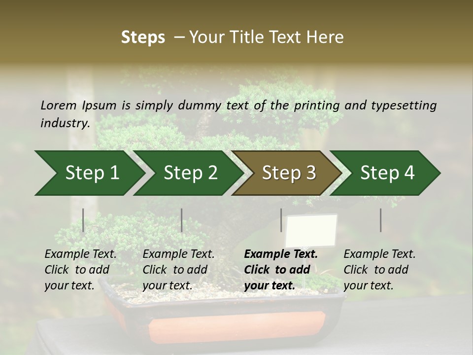 Small Plant Nature PowerPoint Template