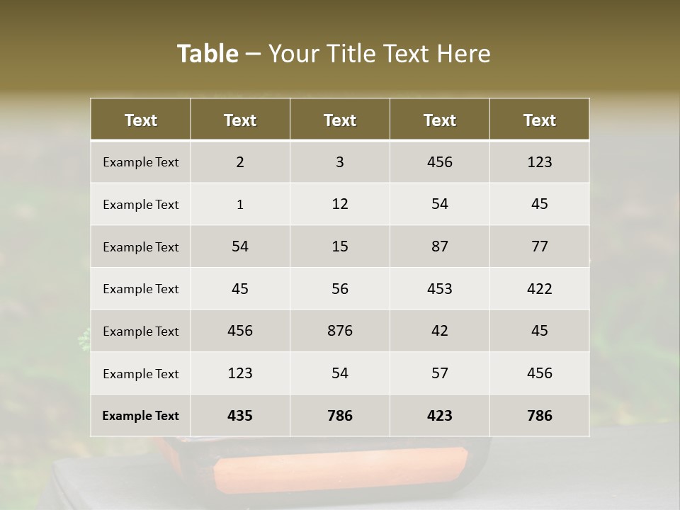 Small Plant Nature PowerPoint Template