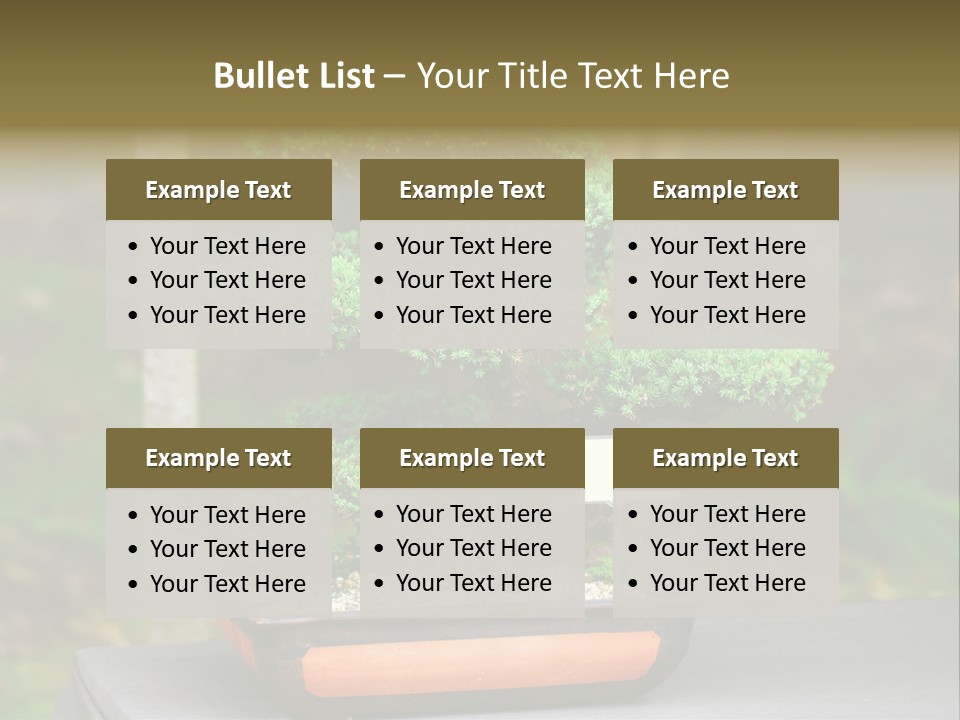 Small Plant Nature PowerPoint Template