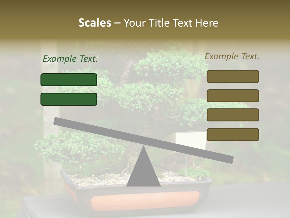 Small Plant Nature PowerPoint Template