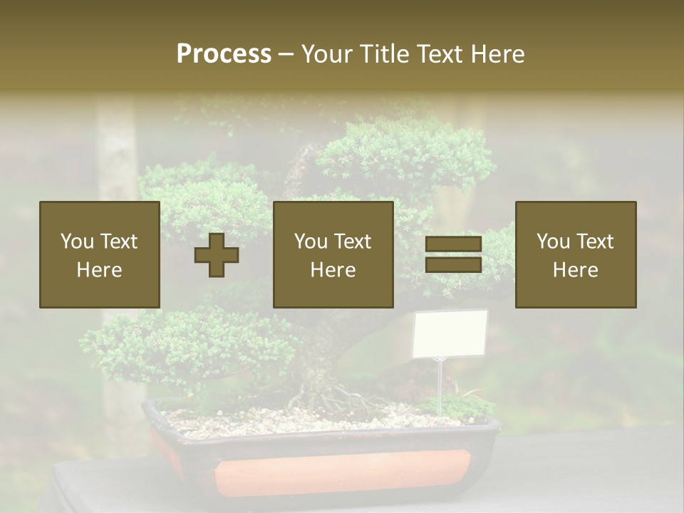 Small Plant Nature PowerPoint Template
