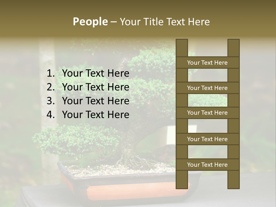 Small Plant Nature PowerPoint Template
