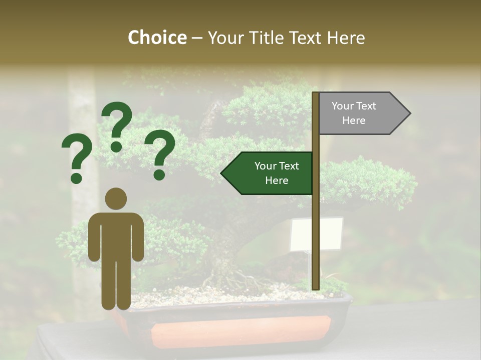 Small Plant Nature PowerPoint Template