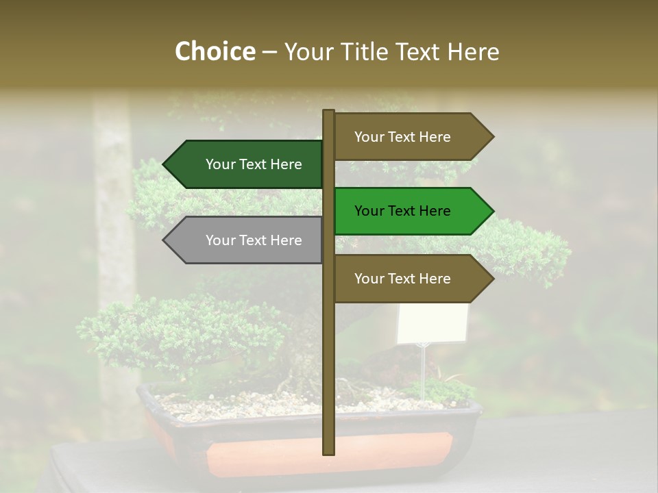 Small Plant Nature PowerPoint Template