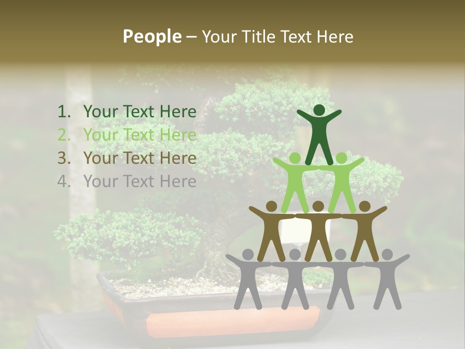 Small Plant Nature PowerPoint Template