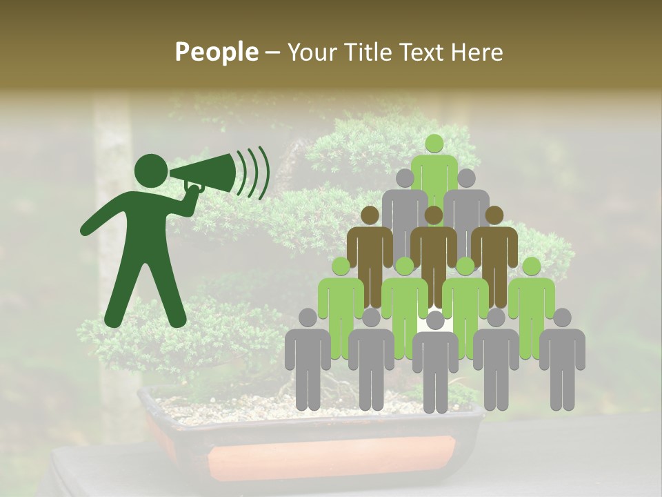 Small Plant Nature PowerPoint Template