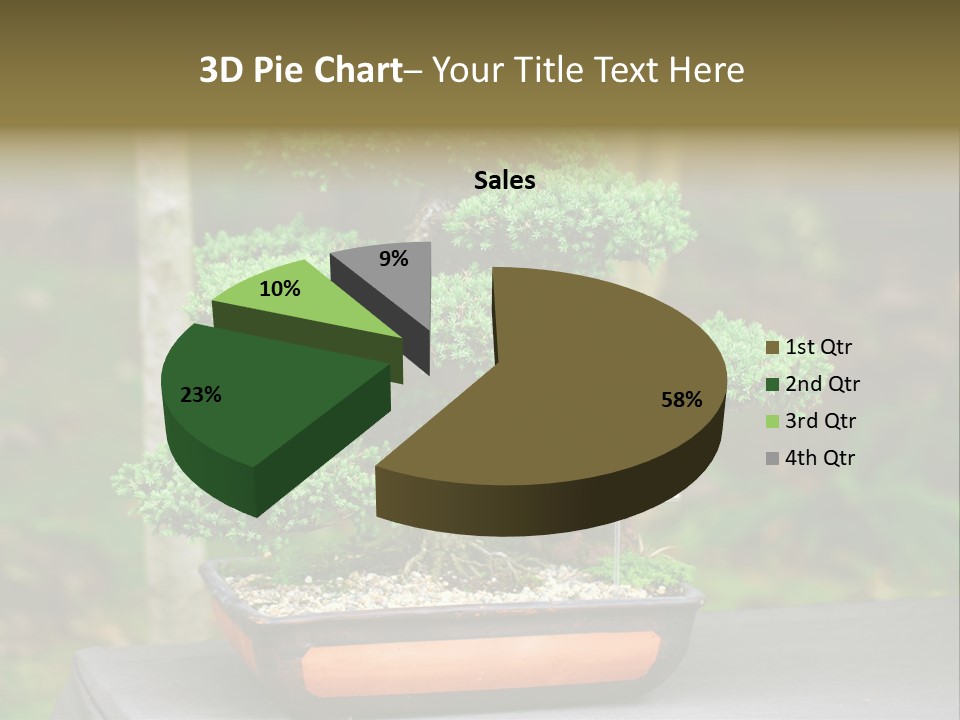 Small Plant Nature PowerPoint Template