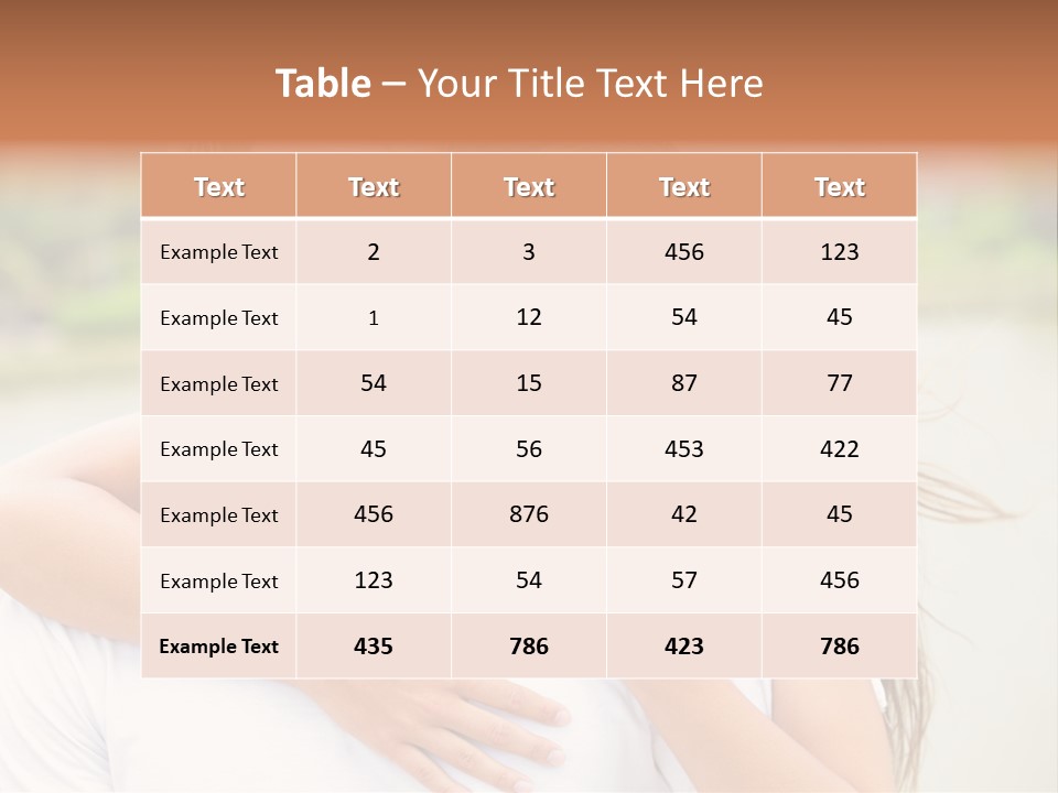 Young Couple Smiling Happy Portrait PowerPoint Template