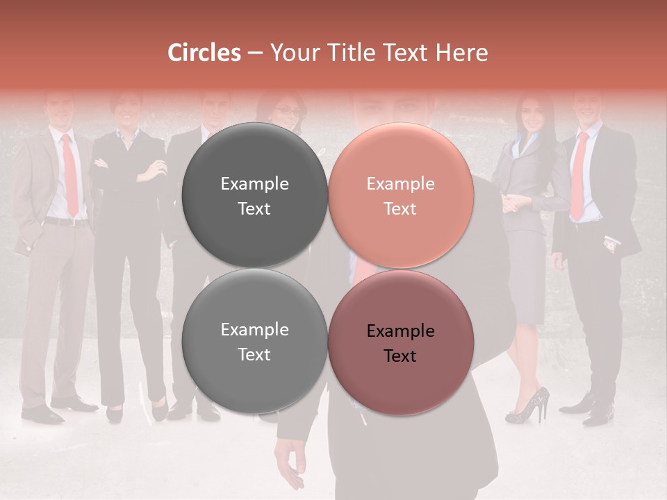 Young Business Man Welcoming To The Team PowerPoint Template