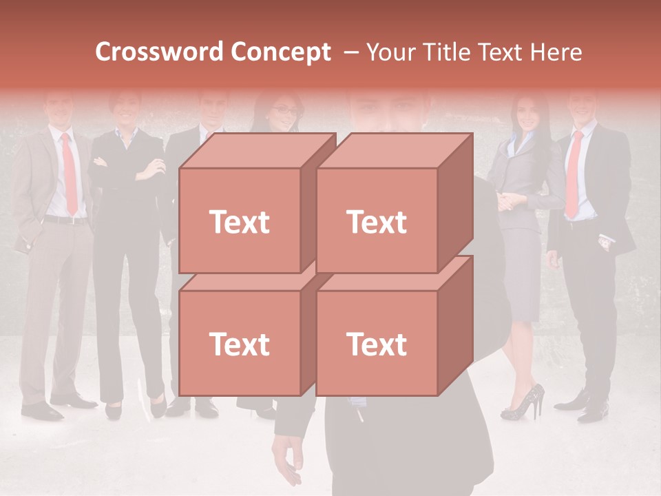 Young Business Man Welcoming To The Team PowerPoint Template