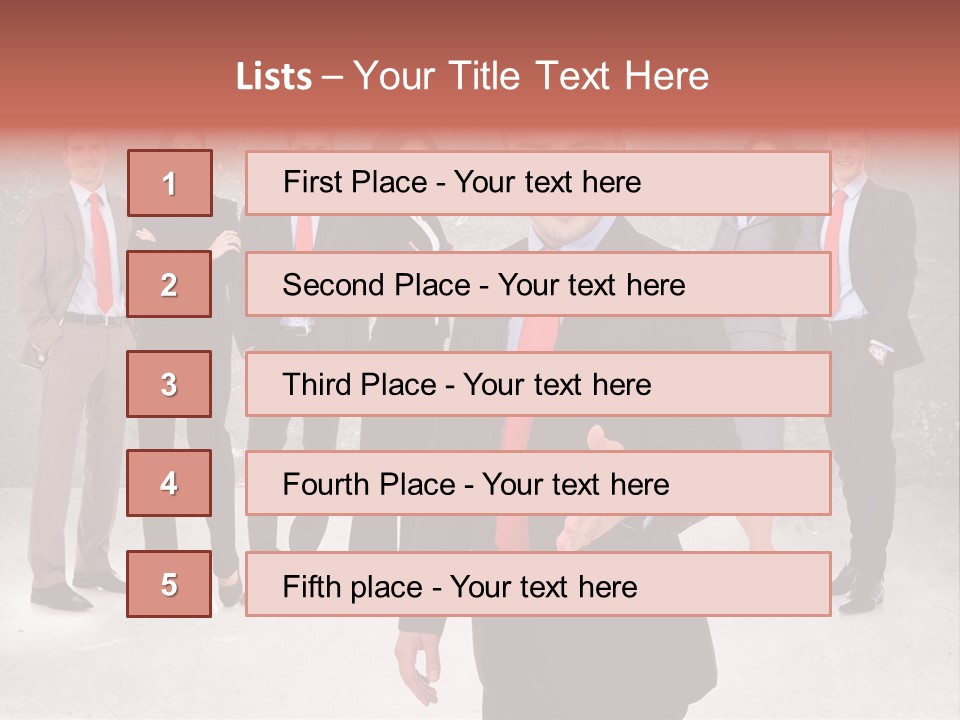 Young Business Man Welcoming To The Team PowerPoint Template