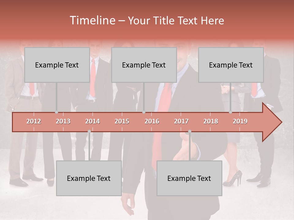 Young Business Man Welcoming To The Team PowerPoint Template