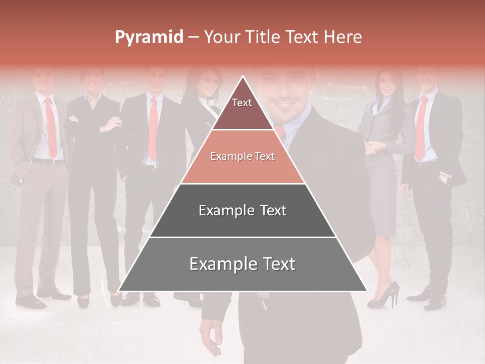 Young Business Man Welcoming To The Team PowerPoint Template