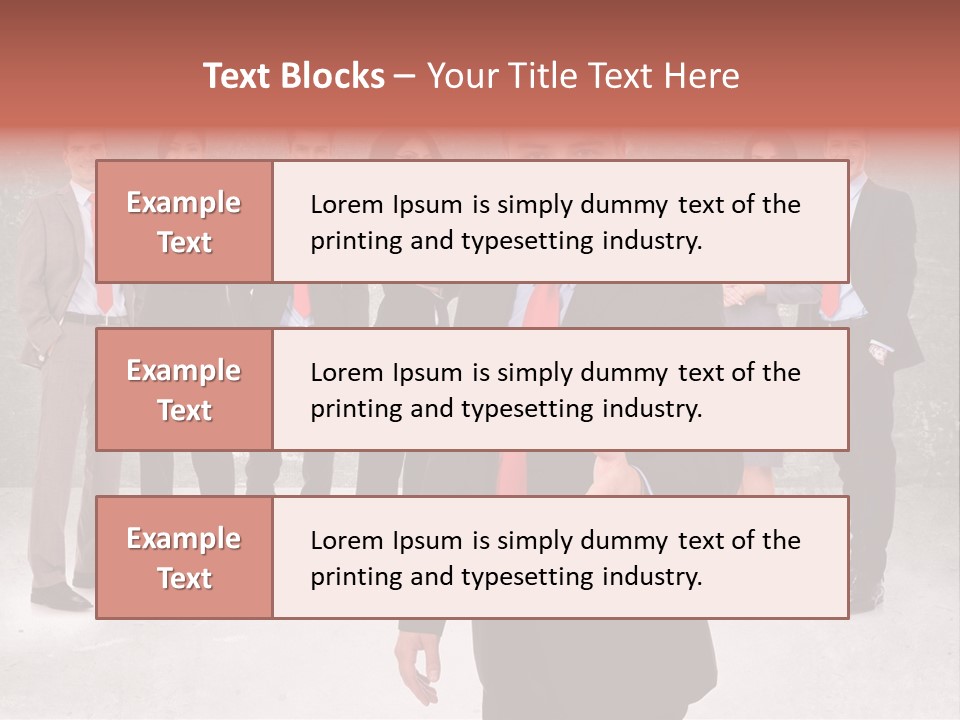 Young Business Man Welcoming To The Team PowerPoint Template