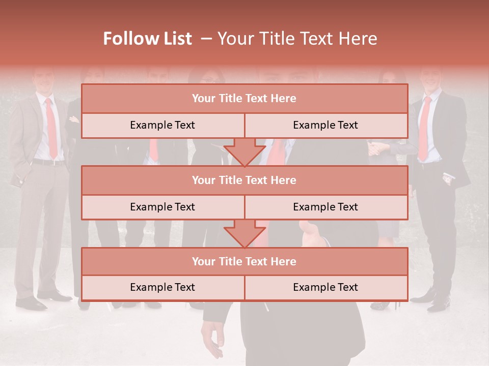 Young Business Man Welcoming To The Team PowerPoint Template