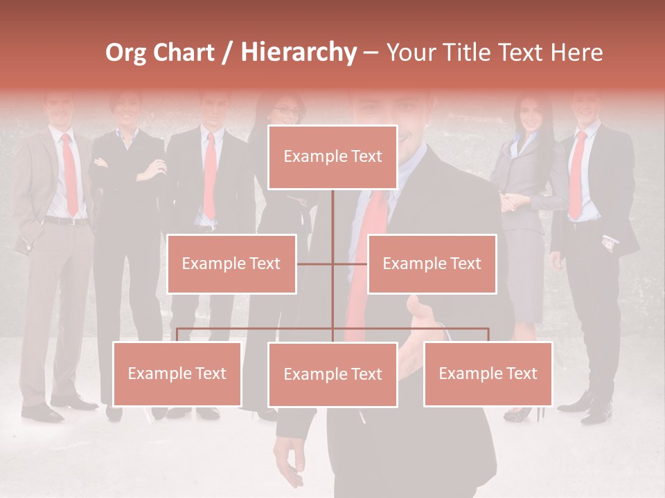 Young Business Man Welcoming To The Team PowerPoint Template