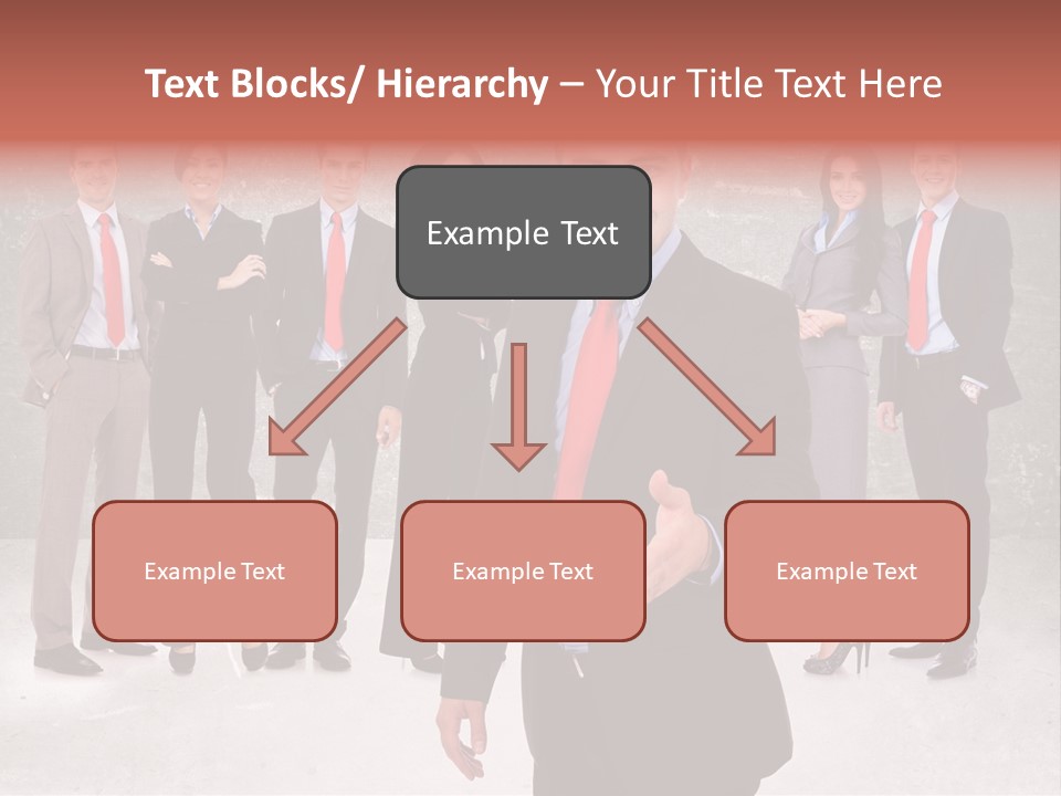 Young Business Man Welcoming To The Team PowerPoint Template