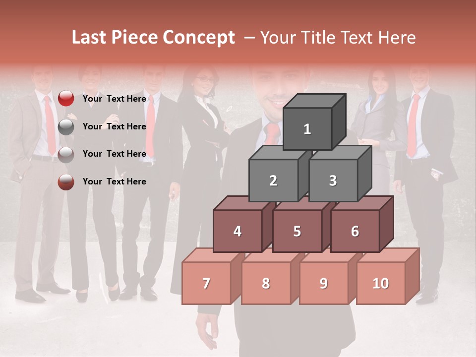 Young Business Man Welcoming To The Team PowerPoint Template