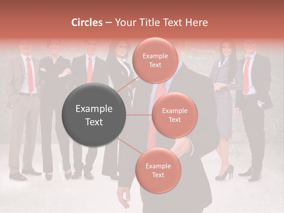 Young Business Man Welcoming To The Team PowerPoint Template