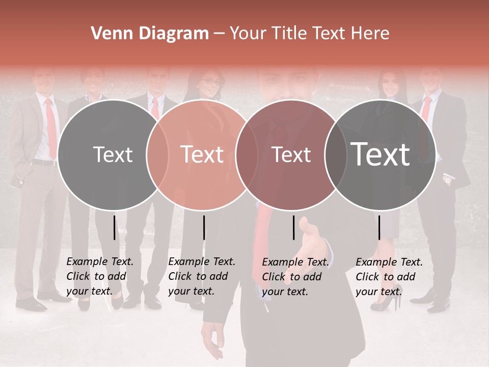 Young Business Man Welcoming To The Team PowerPoint Template