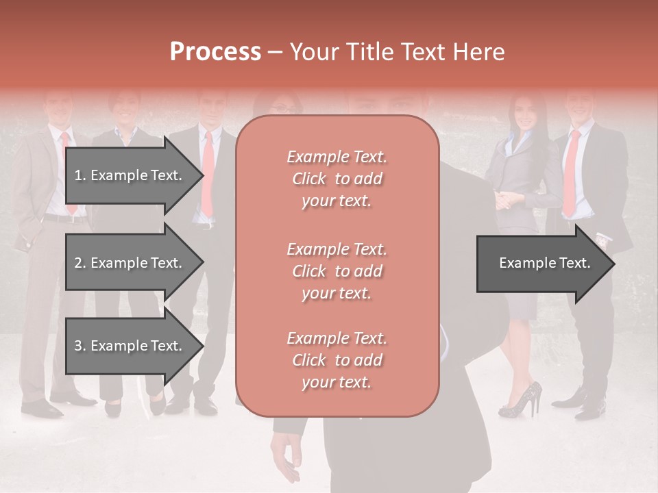 Young Business Man Welcoming To The Team PowerPoint Template