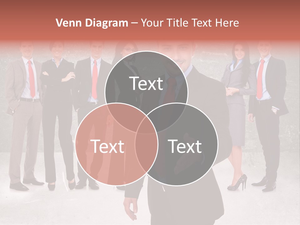 Young Business Man Welcoming To The Team PowerPoint Template