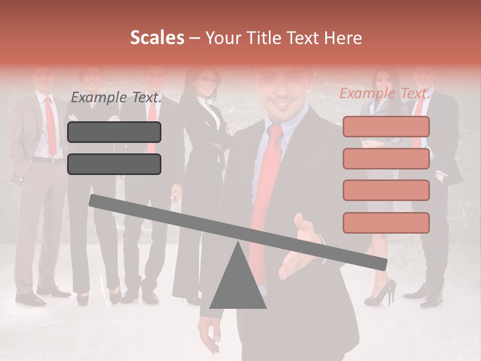 Young Business Man Welcoming To The Team PowerPoint Template