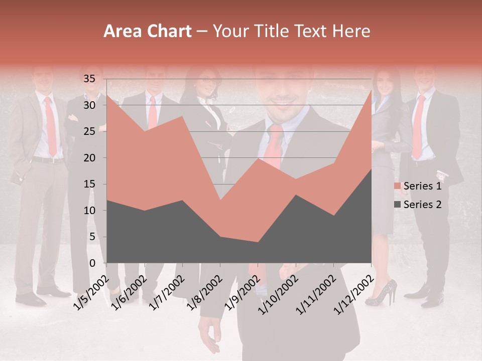 Young Business Man Welcoming To The Team PowerPoint Template