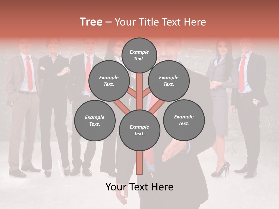 Young Business Man Welcoming To The Team PowerPoint Template