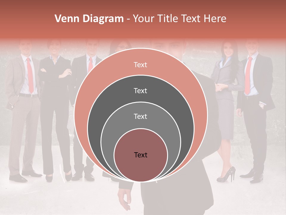 Young Business Man Welcoming To The Team PowerPoint Template