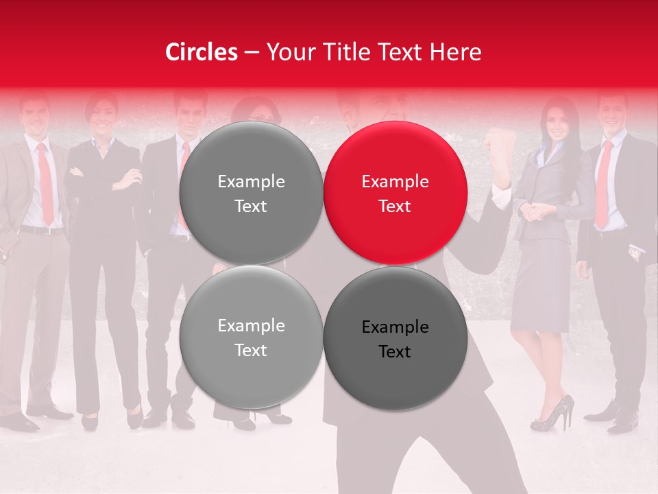 Leader Screaming Of Joy PowerPoint Template