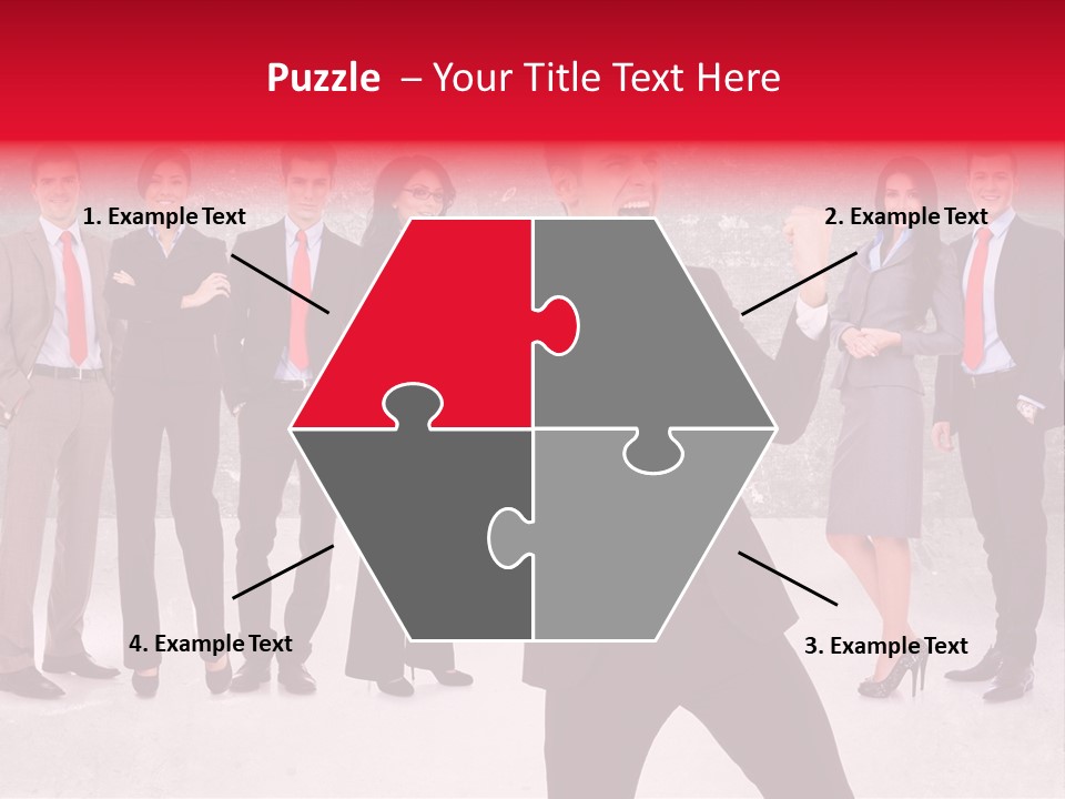 Leader Screaming Of Joy PowerPoint Template