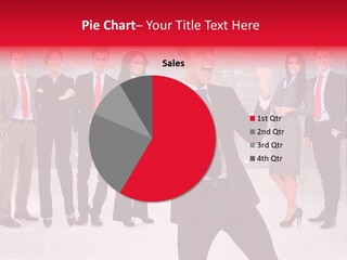 Leader Screaming Of Joy PowerPoint Template