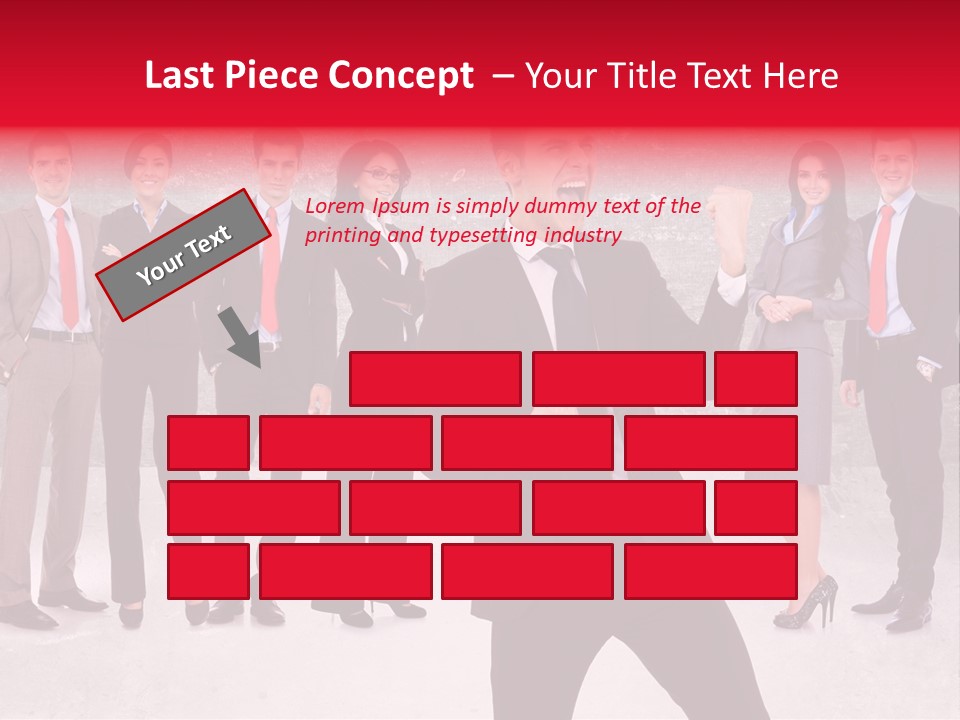 Leader Screaming Of Joy PowerPoint Template