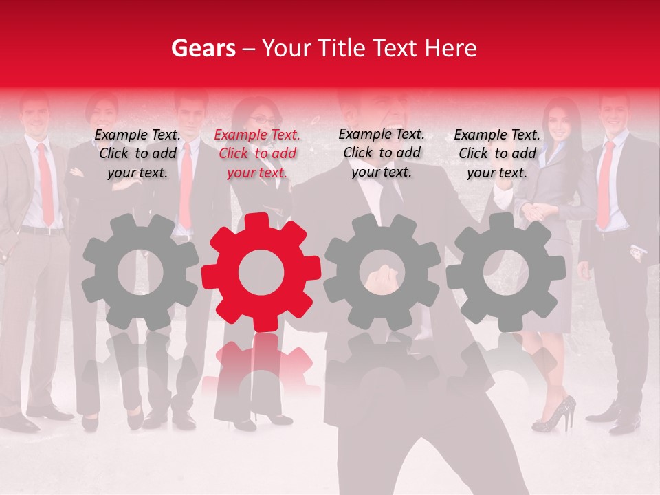 Leader Screaming Of Joy PowerPoint Template