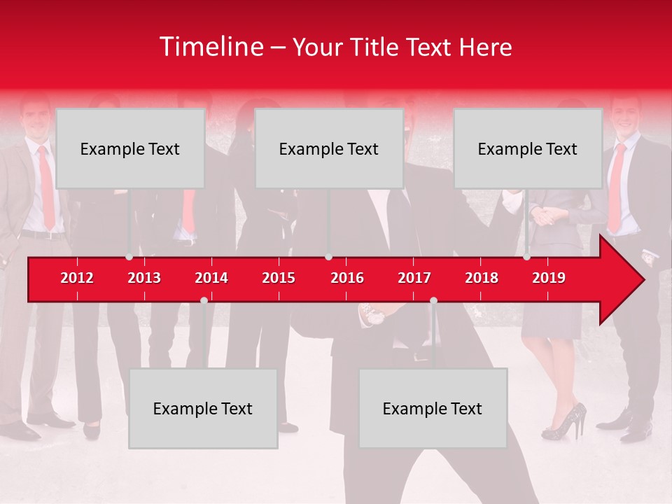 Leader Screaming Of Joy PowerPoint Template
