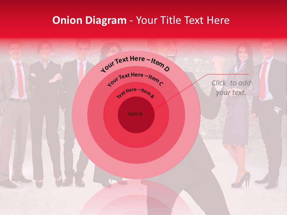 Leader Screaming Of Joy PowerPoint Template