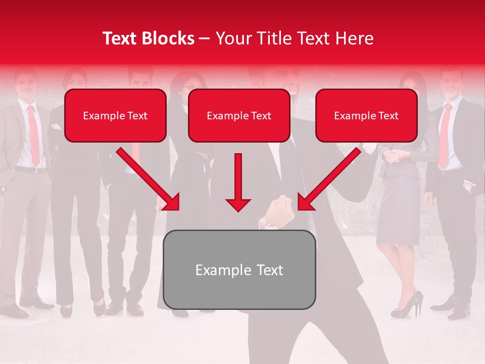 Leader Screaming Of Joy PowerPoint Template