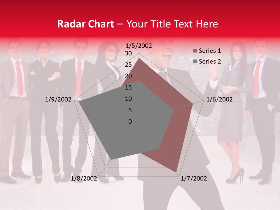Leader Screaming Of Joy PowerPoint Template